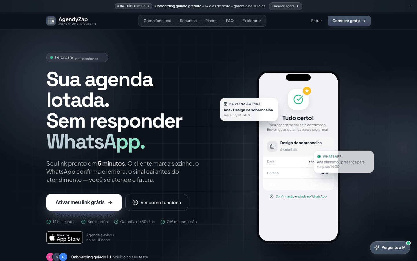 AgendyZap — computador